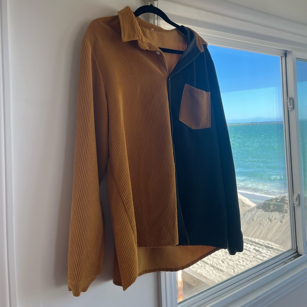 Oversized Corduroy Button Down